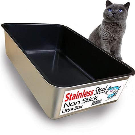 iprimio ultimate non stick stainless steel cat litter box price|stainless steel litter box enclosure.